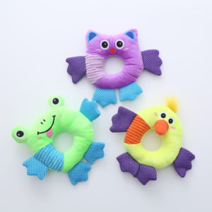 Plush Dog Toys with Bell